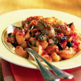Receta de Pasta a la Berenjerena Parmesano Mozzarella